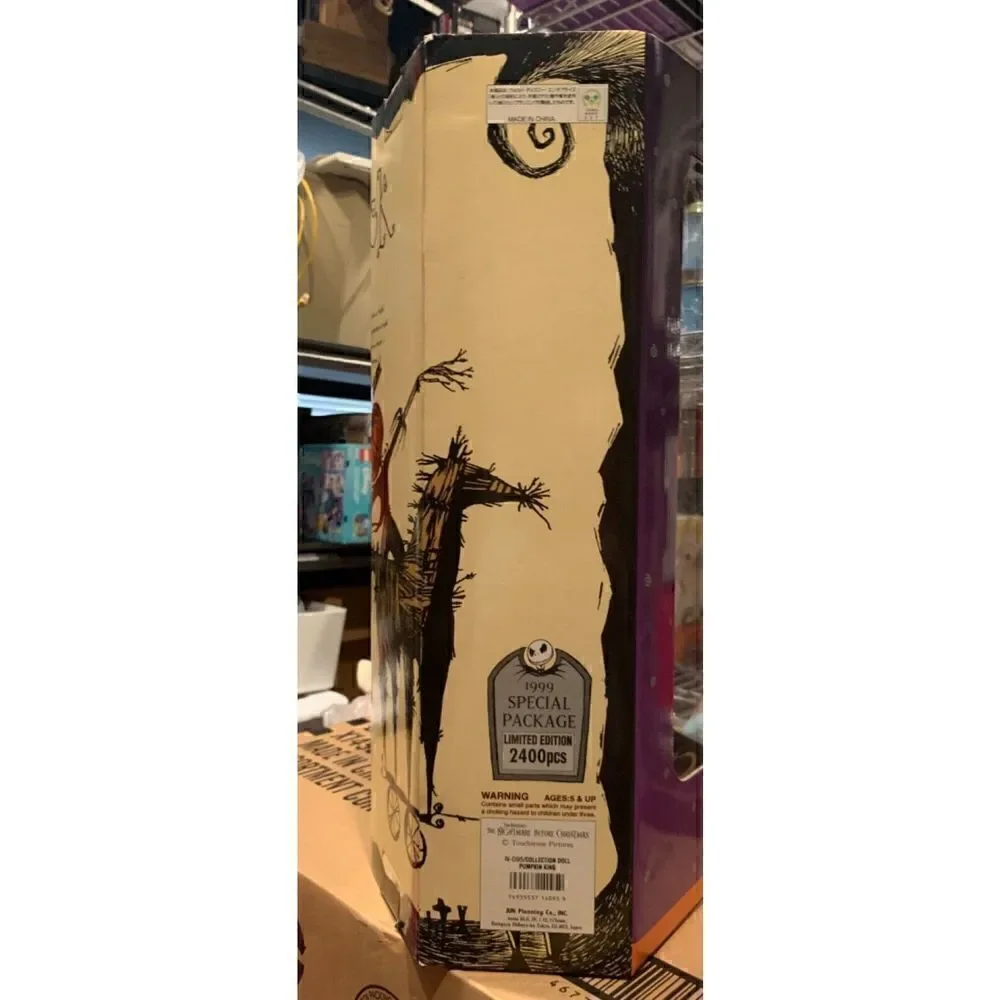Jun Planning 1999 Nightmare Before Christmas Jack  Pumpkin King  NIB LE 2400